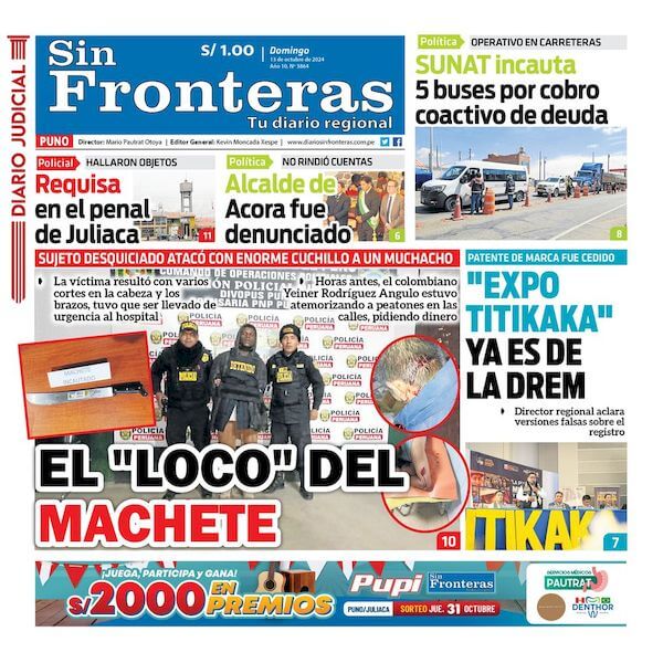 DIARIO SIN FRONTERAS PUNO