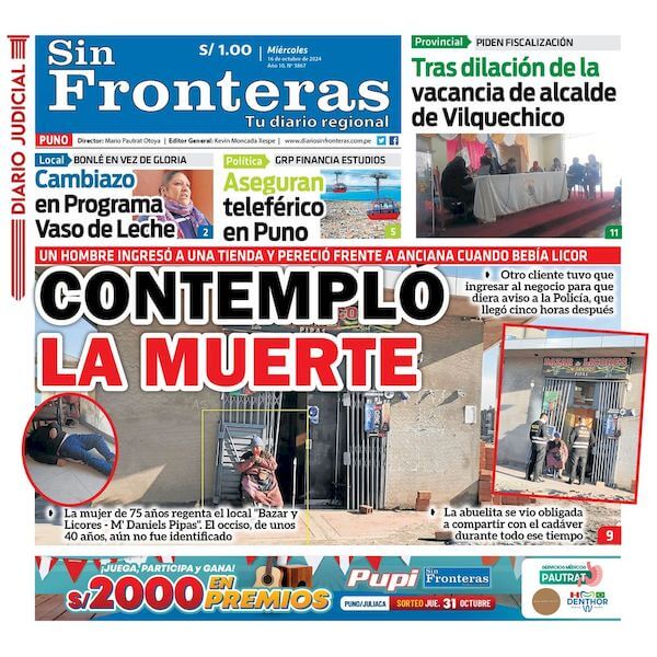 DIARIO SIN FRONTERAS PUNO