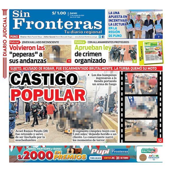 DIARIO SIN FRONTERAS PUNO