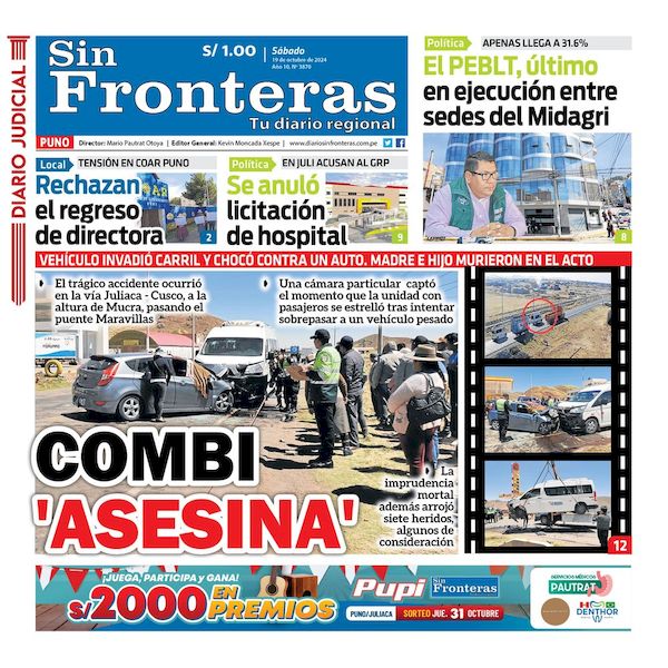 DIARIO SIN FRONTERAS PUNO