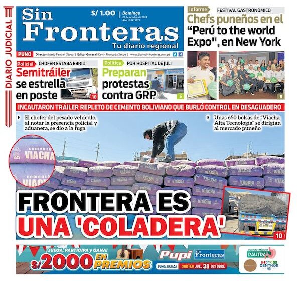  DIARIO SIN FRONTERAS PUNO   20102024