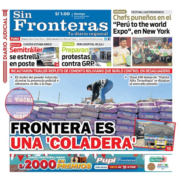 DIARIO SIN FRONTERAS PUNO