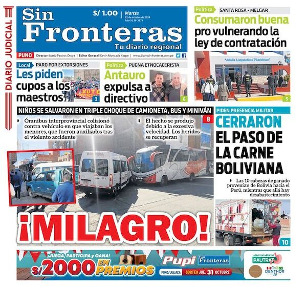 DIARIO SIN FRONTERAS PUNO