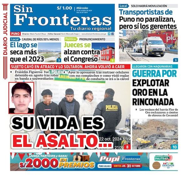 DIARIO SIN FRONTERAS PUNO