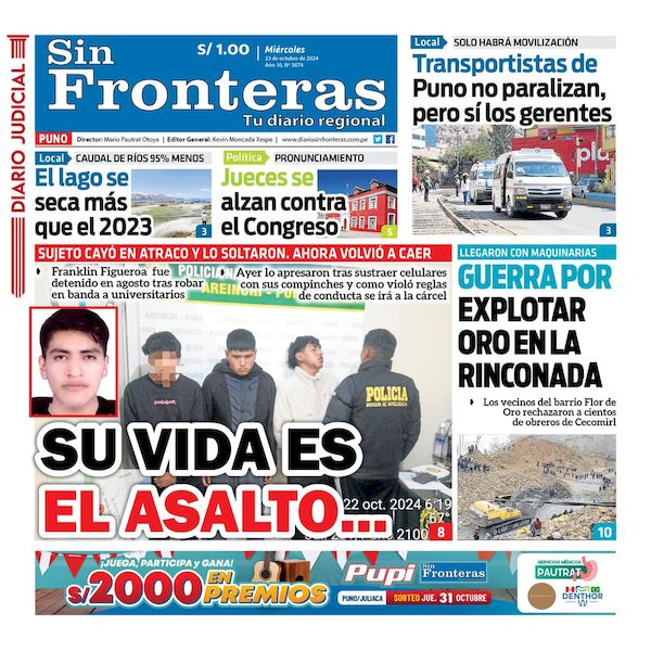 DIARIO SIN FRONTERAS PUNO