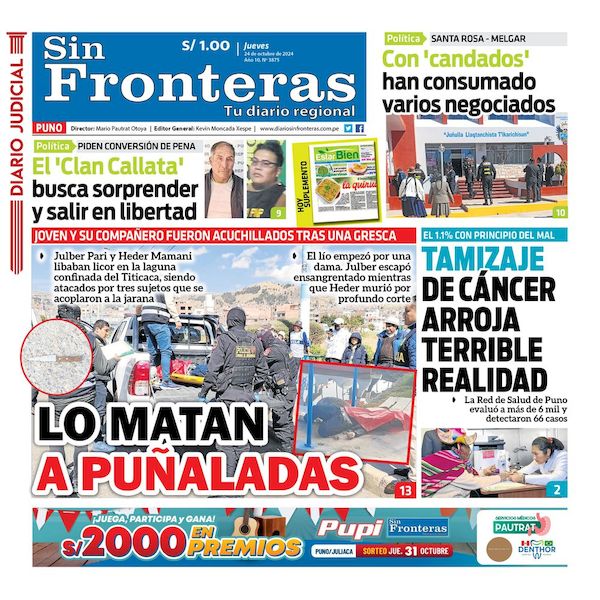 DIARIO SIN FRONTERAS PUNO