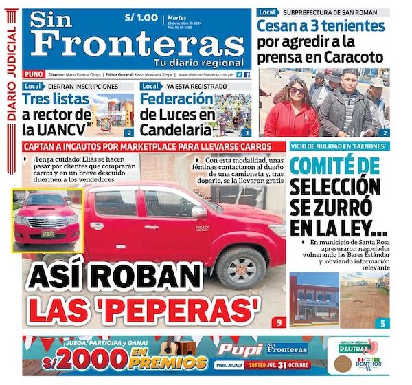 DIARIO SIN FRONTERAS PUNO