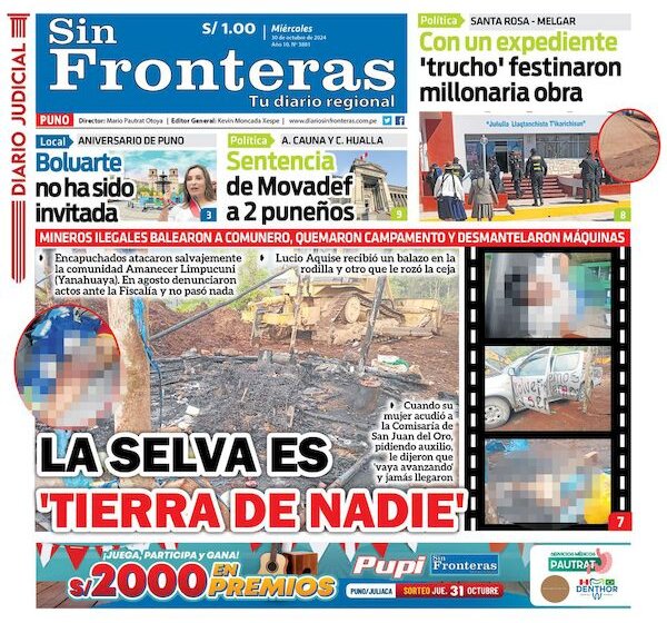 DIARIO SIN FRONTERAS PUNO