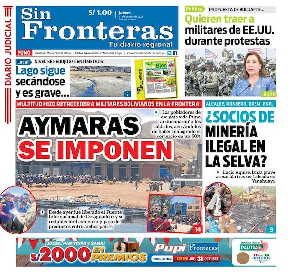 DIARIO SIN FRONTERAS PUNO