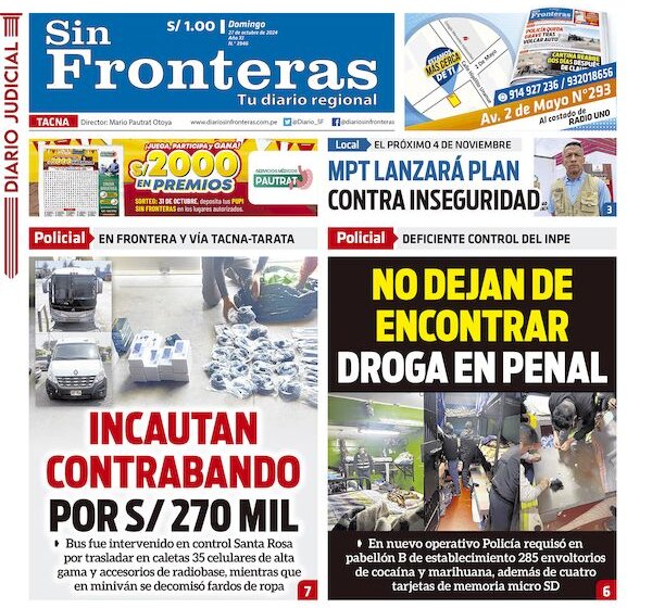 DIARIO SIN FRONTERAS TACNA