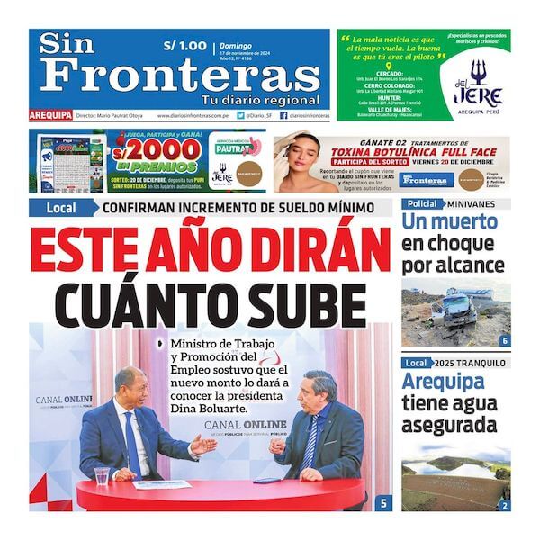 DIARIO SIN FRONTERAS AREQUIPA