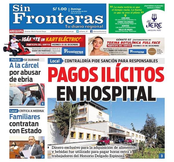 DIARIO SIN FRONTERAS AREQUIPA