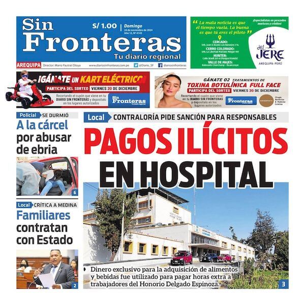 DIARIO SIN FRONTERAS AREQUIPA