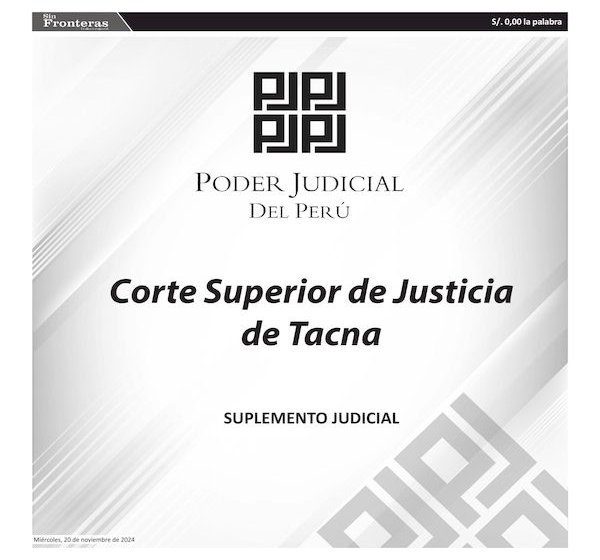  JUDICIALES TACNA 20112024