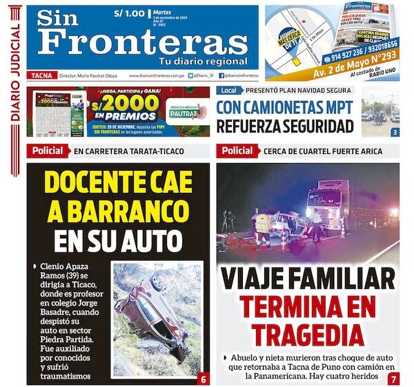 DIARIO SIN FRONTERAS TACNA