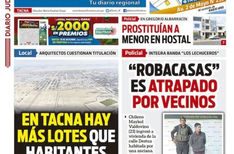 DIARIO SIN FRONTERAS TACNA