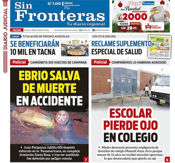 DIARIO SIN FRONTERAS TACNA