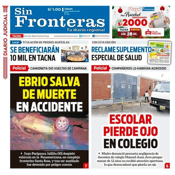 DIARIO SIN FRONTERAS TACNA