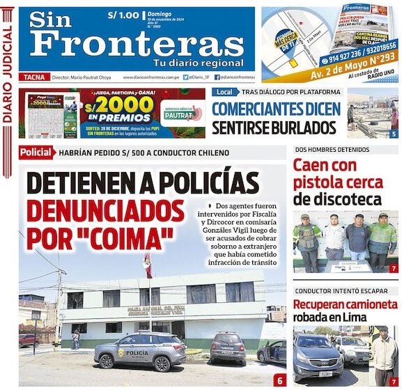 DIARIO SIN FRONTERAS TACNA