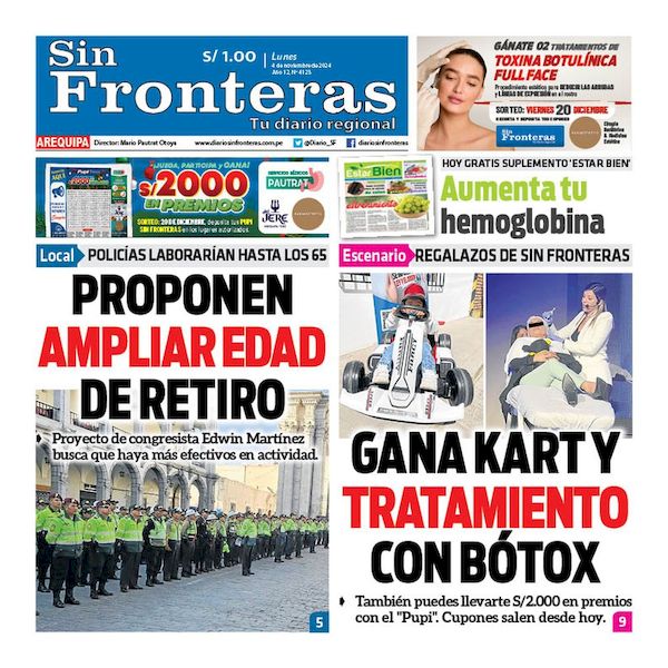 DIARIO SIN FRONTERAS AREQUIPA