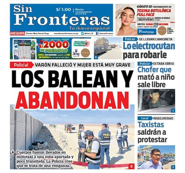 DIARIO SIN FRONTERAS AREQUIPA