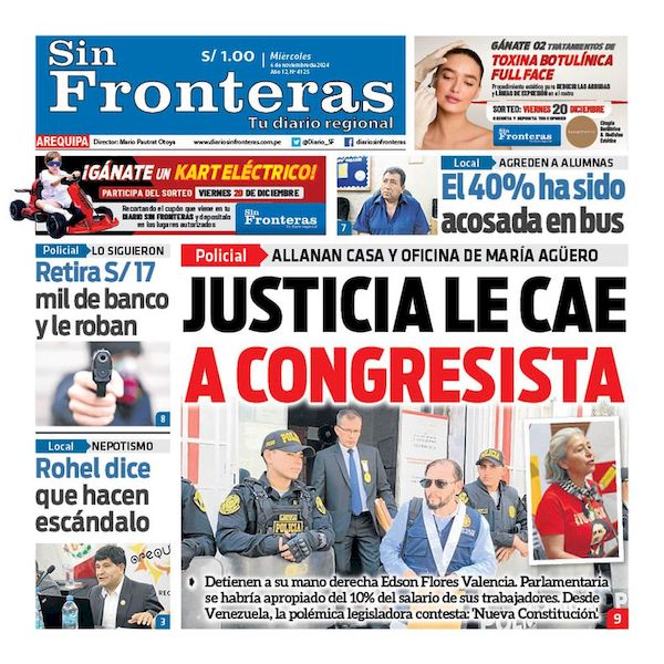 DIARIO SIN FRONTERAS AREQUIPA