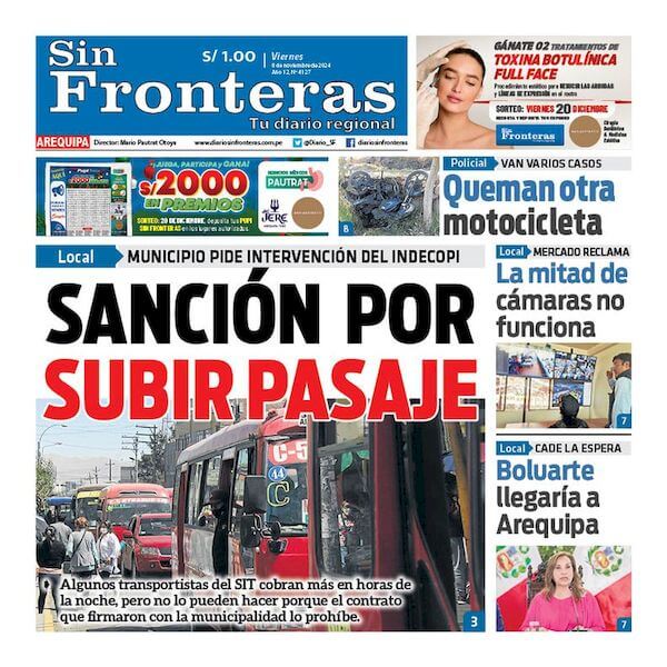 DIARIO SIN FRONTERAS AREQUIPA