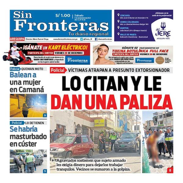 DIARIO SIN FRONTERAS AREQUIPA