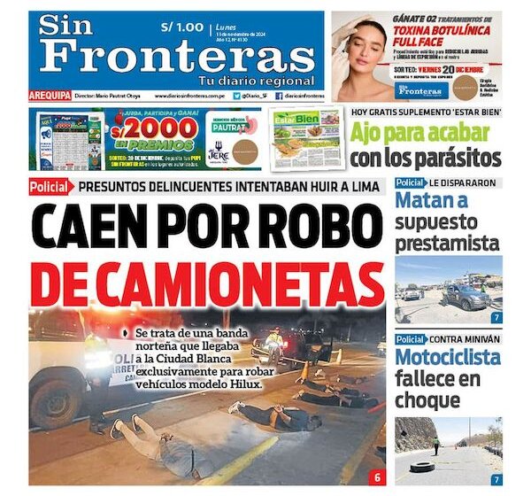 DIARIO SIN FRONTERAS AREQUIPA