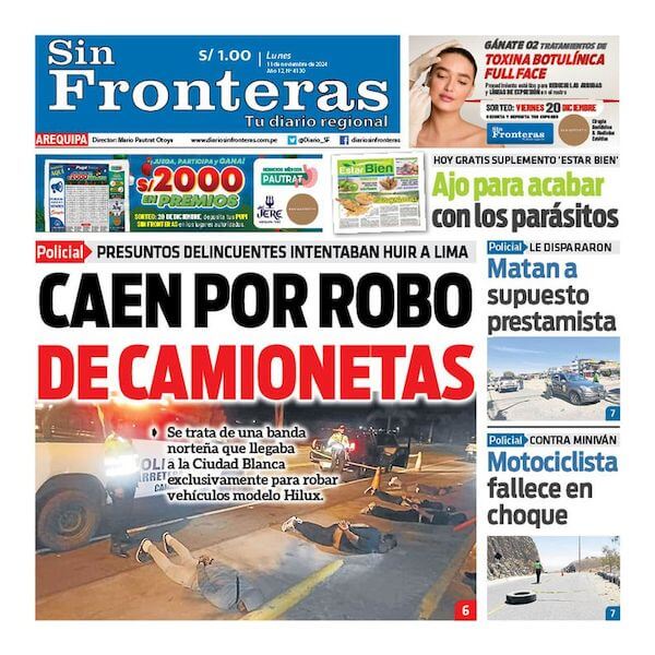 DIARIO SIN FRONTERAS AREQUIPA