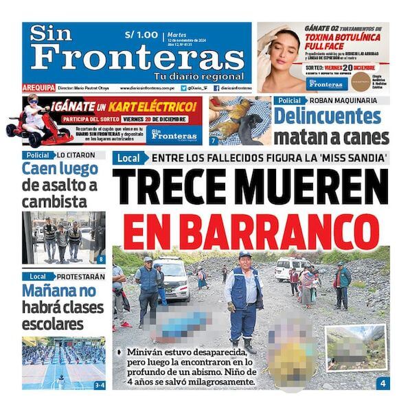 DIARIO SIN FRONTERAS AREQUIPA