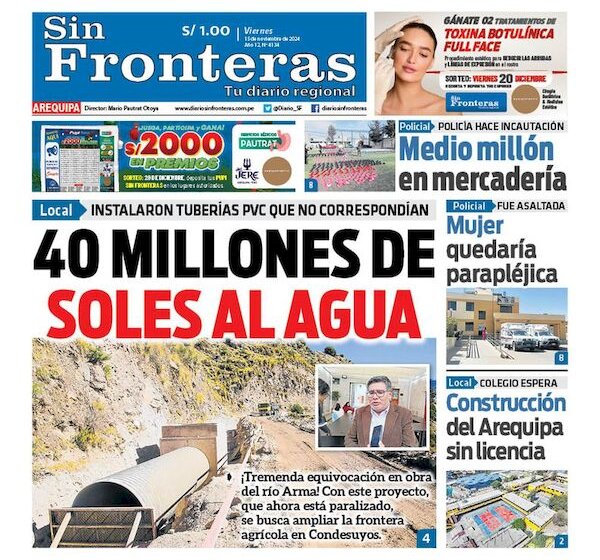 DIARIO SIN FRONTERAS AREQUIPA