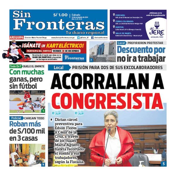 DIARIO SIN FRONTERAS AREQUIPA