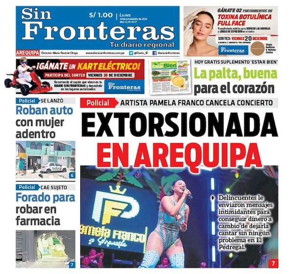 DIARIO SIN FRONTERAS AREQUIPA