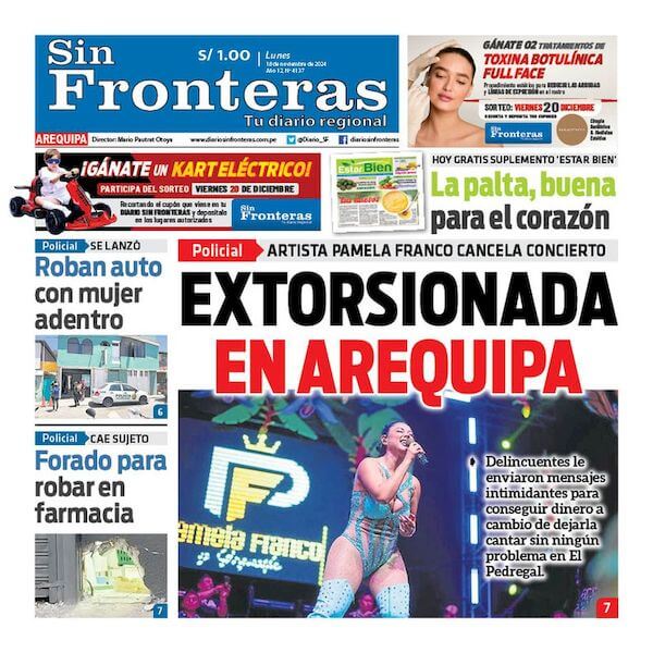 DIARIO SIN FRONTERAS AREQUIPA