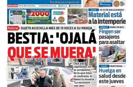 DIARIO SIN FRONTERAS AREQUIPA