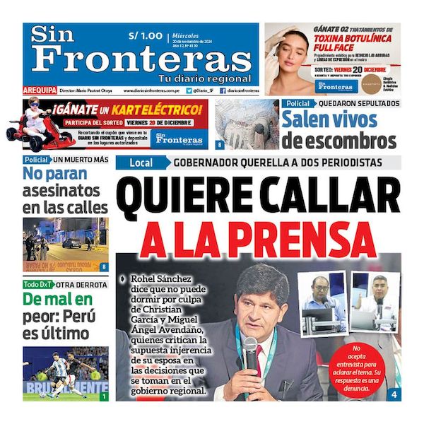 DIARIO SIN FRONTERAS AREQUIPA