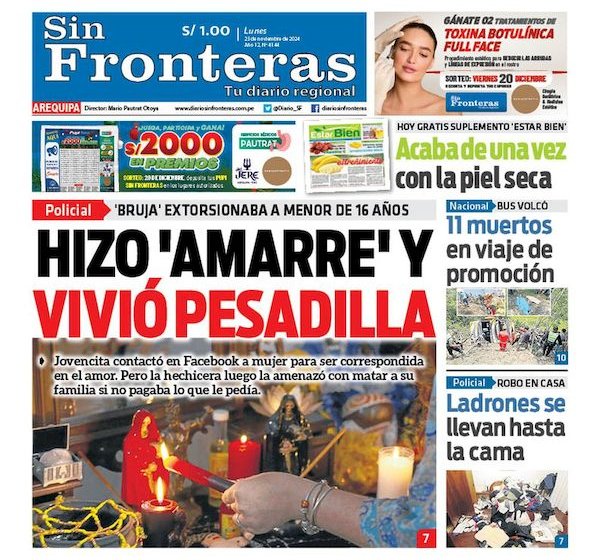 DIARIO SIN FRONTERAS AREQUIPA