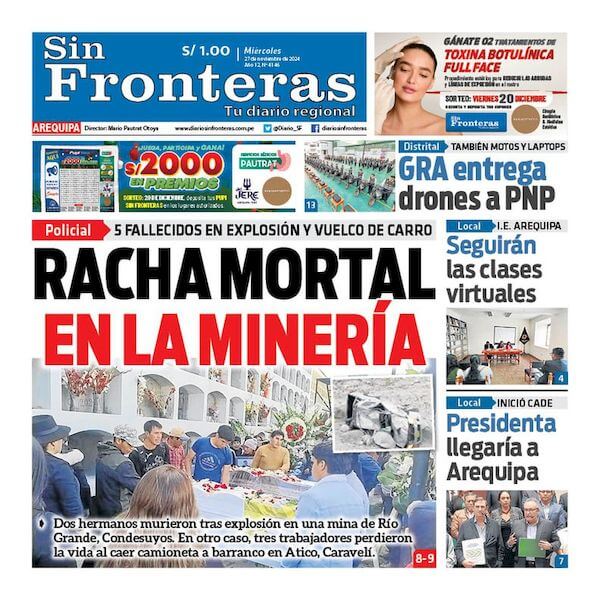 DIARIO SIN FRONTERAS AREQUIPA