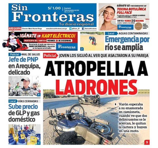  DIARIO SIN FRONTERAS AREQUIPA 28112024