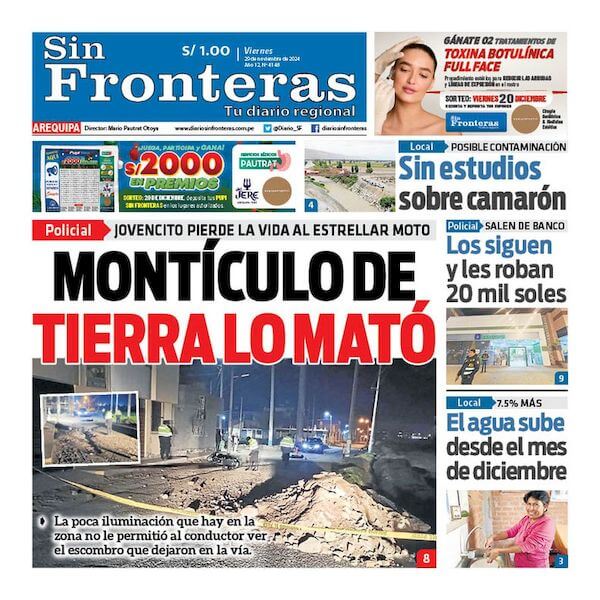 DIARIO SIN FRONTERAS AREQUIPA