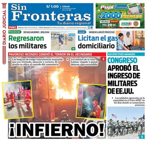 DIARIO SIN FRONTERAS PUNO