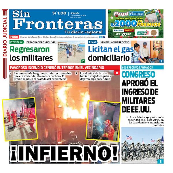 DIARIO SIN FRONTERAS PUNO