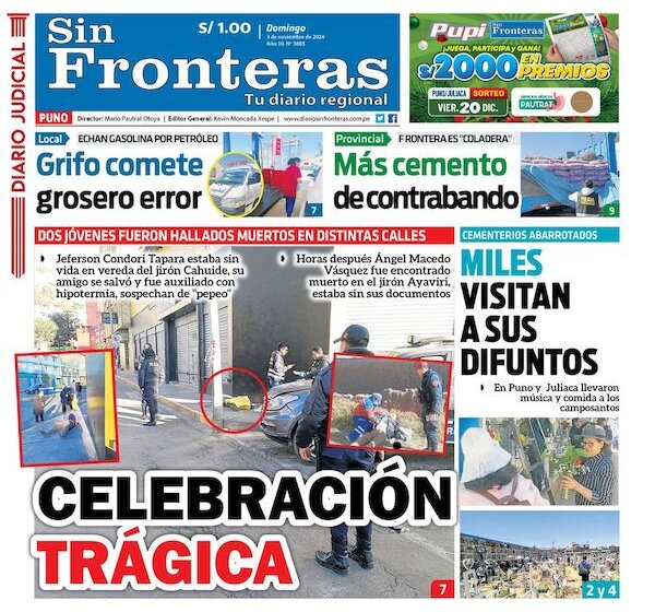 DIARIO SIN FRONTERAS PUNO