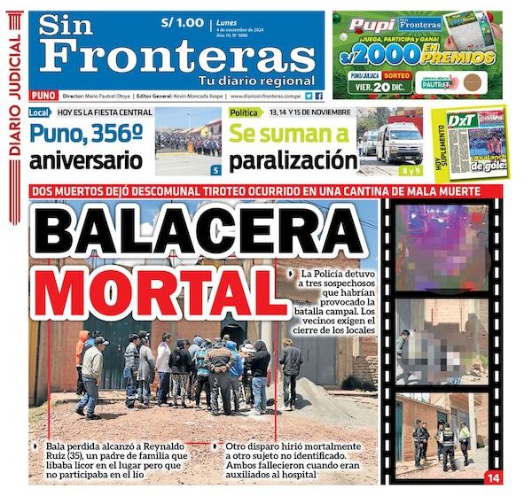  DIARIO SIN FRONTERAS PUNO 04112024