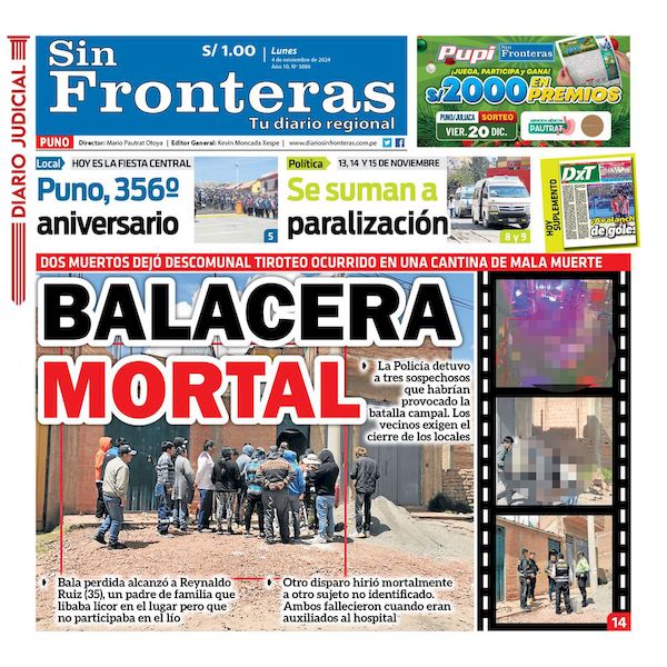 DIARIO SIN FRONTERAS PUNO