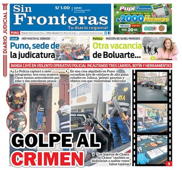 DIARIO SIN FRONTERAS PUNO