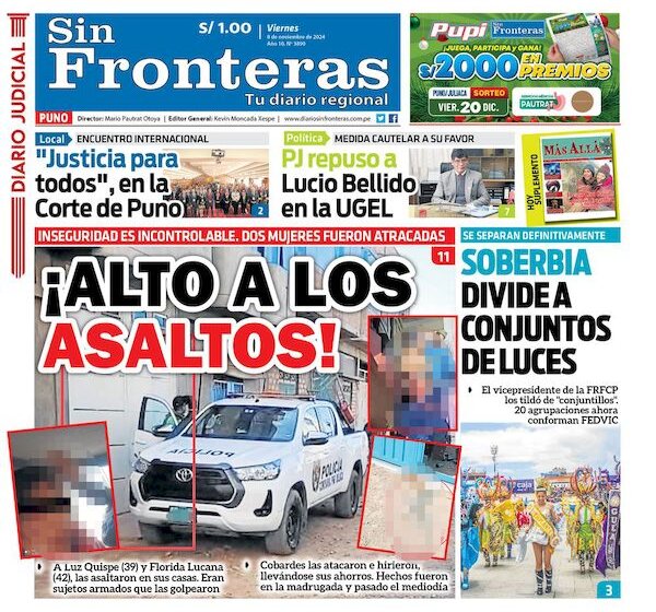 DIARIO SIN FRONTERAS PUNO