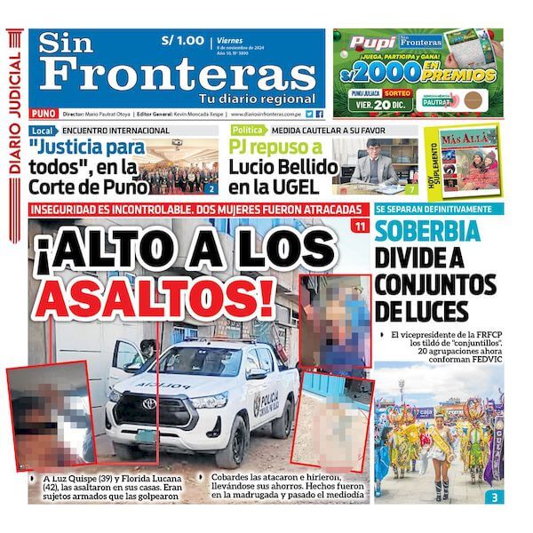 DIARIO SIN FRONTERAS PUNO