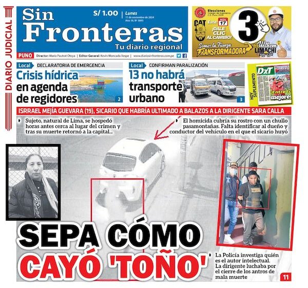  DIARIO SIN FRONTERAS PUNO 11112024